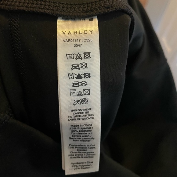 Varley freesoft High Rise Legging 25" in Black size Large - Picture 8 of 9